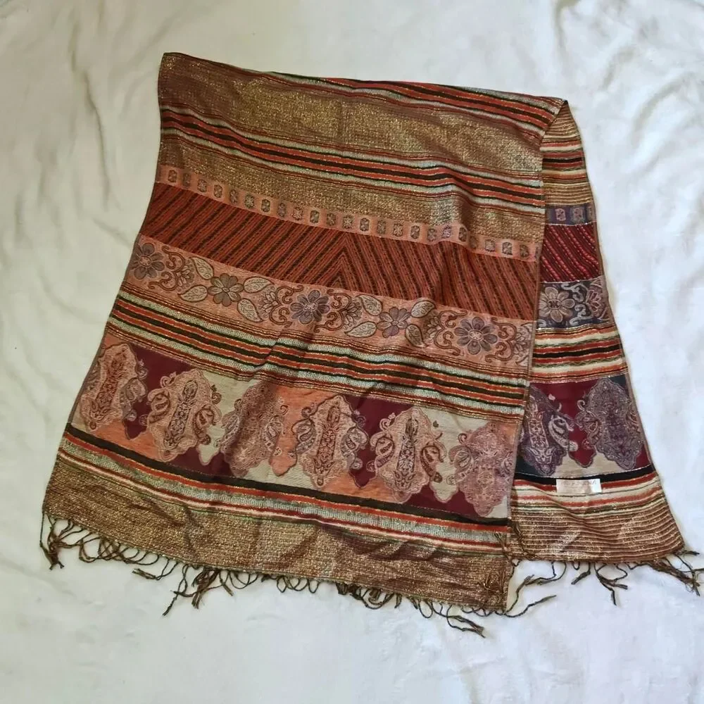 Pashmina Silk Women's multi Scarf-wraps